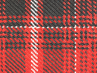 Image showing Tartan fabric background