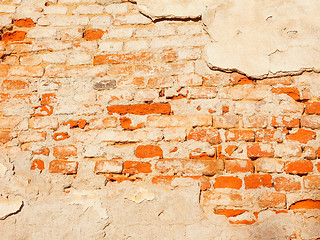 Image showing Retro look Old grunge wall