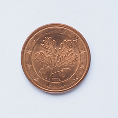 Image showing German 5 cent coin