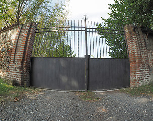 Image showing Old gate