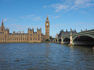 Image showing Houses of Parliament in London