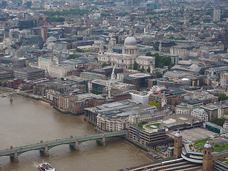 Image showing Aerial view of London