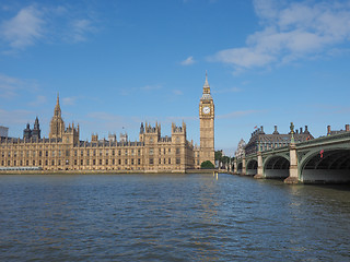 Image showing Houses of Parliament in London