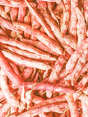 Image showing Retro looking Cranberry beans