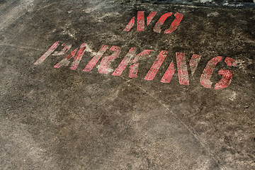 Image showing No parking

