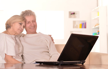 Image showing Mature couple relaxing