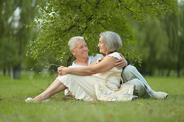 Image showing Nice senior couple 