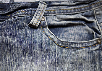 Image showing jeans background