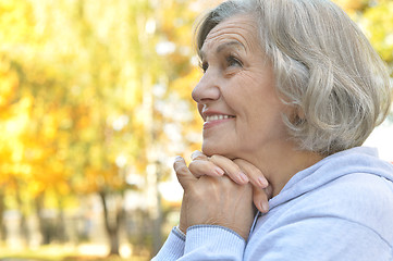 Image showing Happy Senior woman 