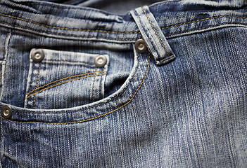 Image showing jeans background