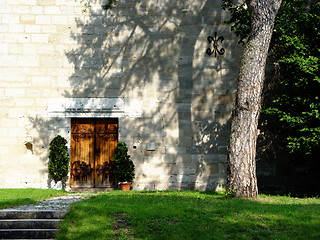 Image showing monastery door