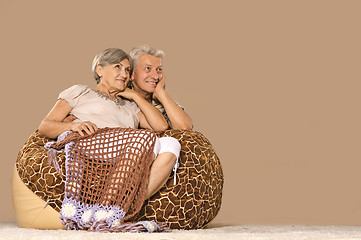 Image showing  Happy elderly couple