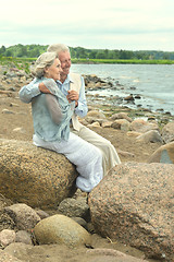 Image showing couple near the water