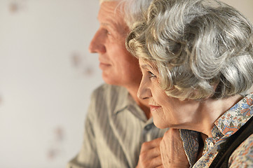 Image showing happy senior couple 