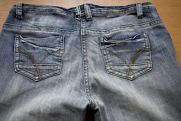 Image showing jeans background