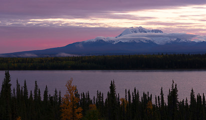 Image showing Willow Lake Southeast Alaska Wrangell St. Elias National Park