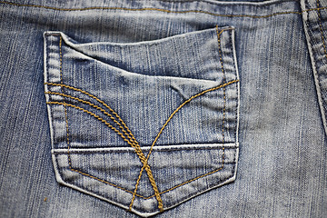 Image showing jeans background