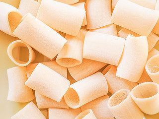 Image showing Retro looking Paccheri pasta