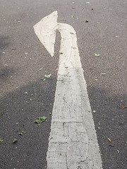 Image showing Arrow sign