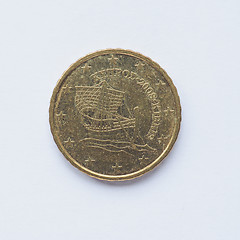 Image showing Cypriot 10 cent coin