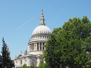 Image showing St Paul Cathedral in London