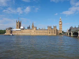 Image showing Houses of Parliament in London