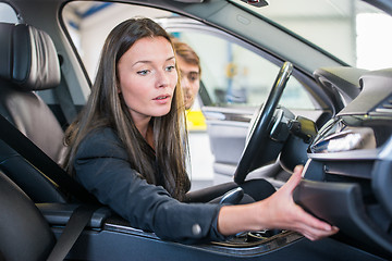 Image showing Buying a second hand car