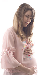 Image showing Portrait of young pregnant woman V