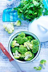 Image showing raw broccoli