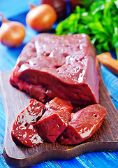 Image showing raw liver