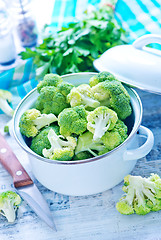 Image showing raw broccoli