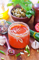 Image showing salsa