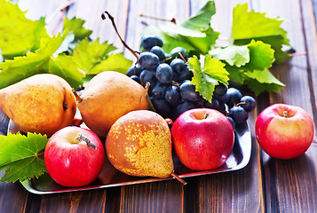 Image showing autumn fruits