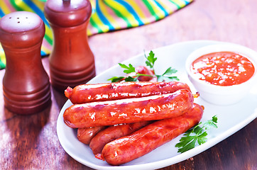 Image showing sausages