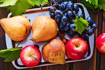 Image showing autumn fruits