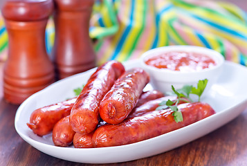 Image showing sausages