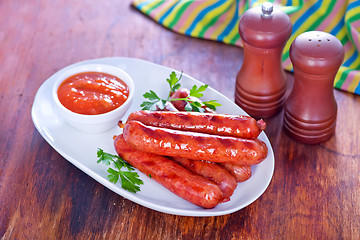 Image showing sausages