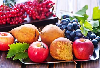 Image showing autumn fruits