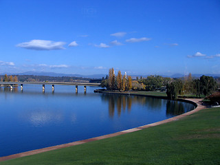 Image showing beautiful blue lake