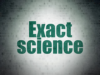 Image showing Science concept: Exact Science on Digital Paper background