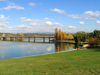 Image showing sunny lake