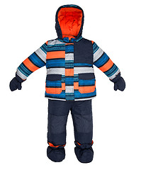 Image showing Childrens snowsuit fall