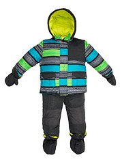 Image showing Childrens snowsuit fall