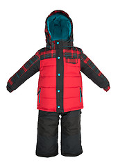 Image showing Childrens snowsuit fall