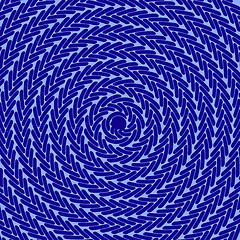 Image showing Abstract Blue Spiral Pattern