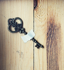 Image showing vintage key