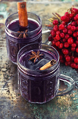 Image showing Christmas alcoholic drink