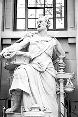 Image showing marble and statue in old city of london england