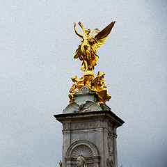 Image showing england  historic   marble and statue in old city of london 