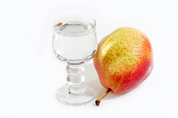 Image showing Brandy with Pear